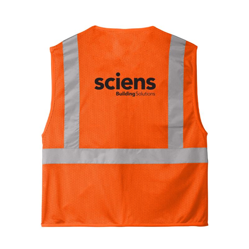 CornerStone ANSI 107 Class 2 Economy Mesh Zippered Vest